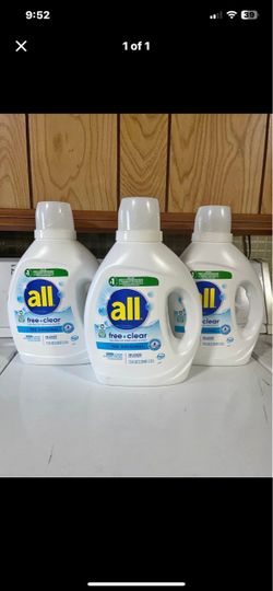 All detergent ($8 each)