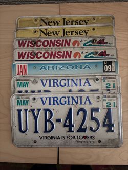 License plates | Arts & Crafts