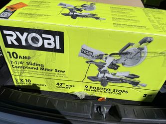 Ryobi 10 Amp 7-1/4" Sliding Compound Miter Saw