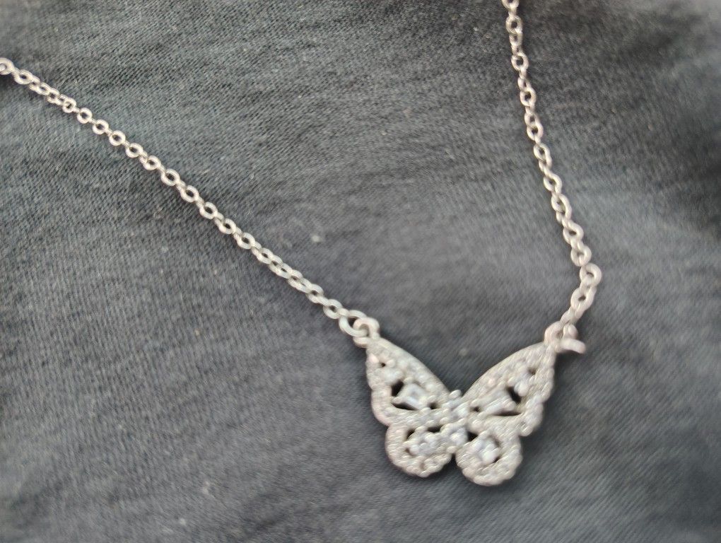Butterfly Pendant Chain