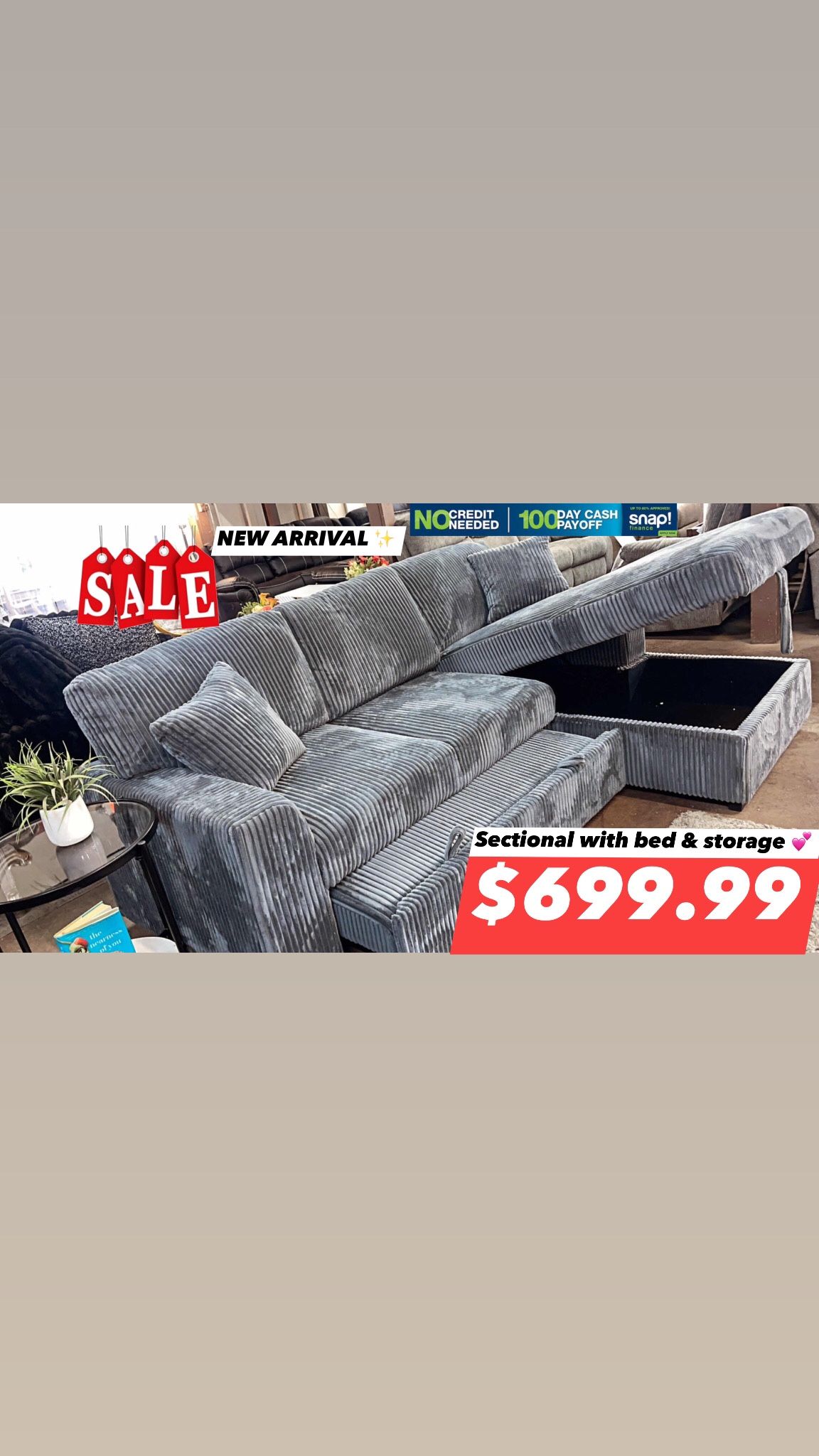 Sofa With Pull Out Bed 