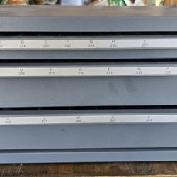 Drill Bit Cabinet Tool Box