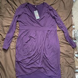 Purple Dress Size 3x 