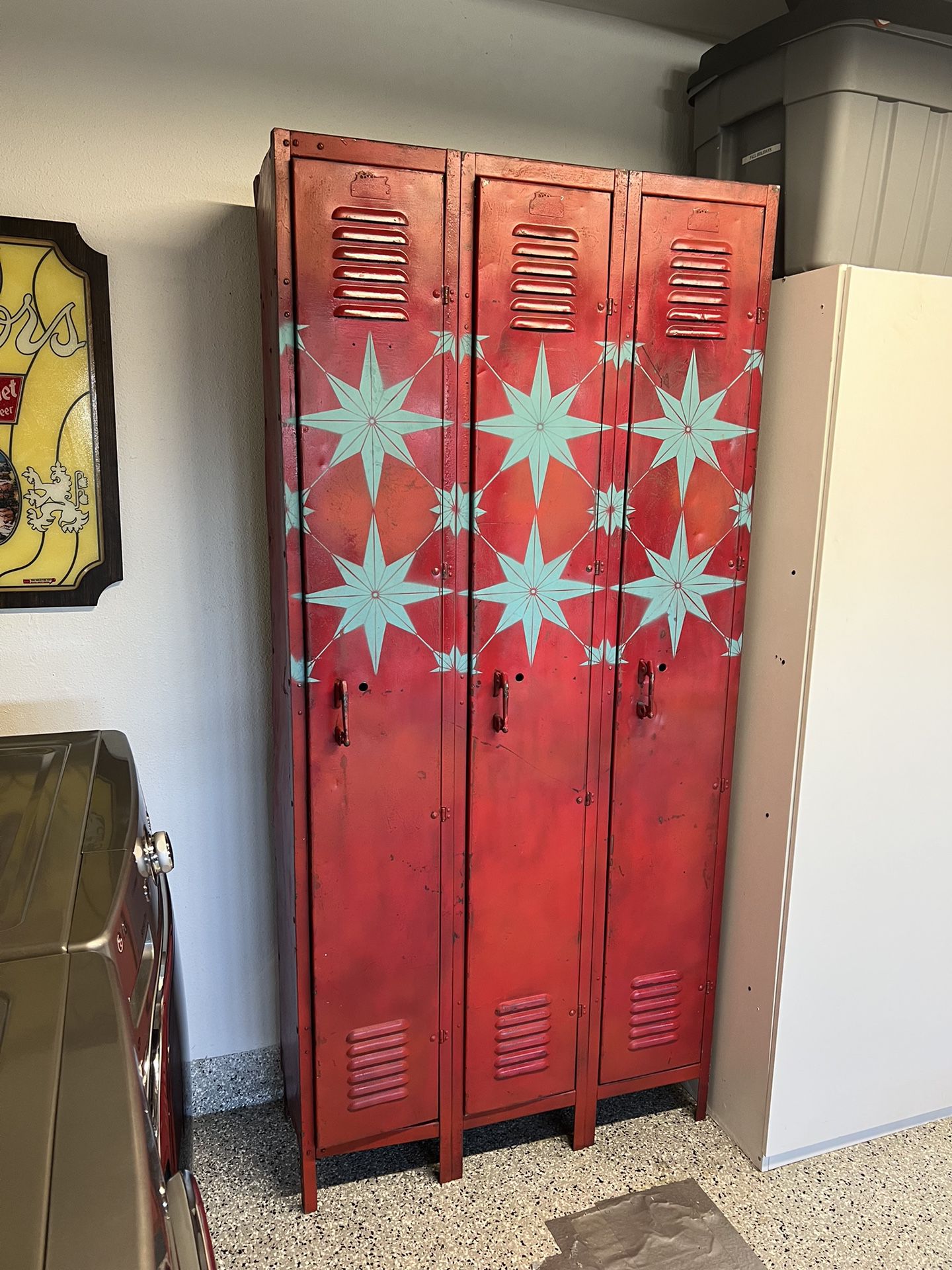 Vintage Lockers - Retro Functional Storage