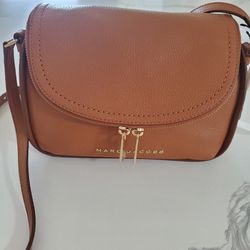 Leather Marc Jacobs Messenger Bag 