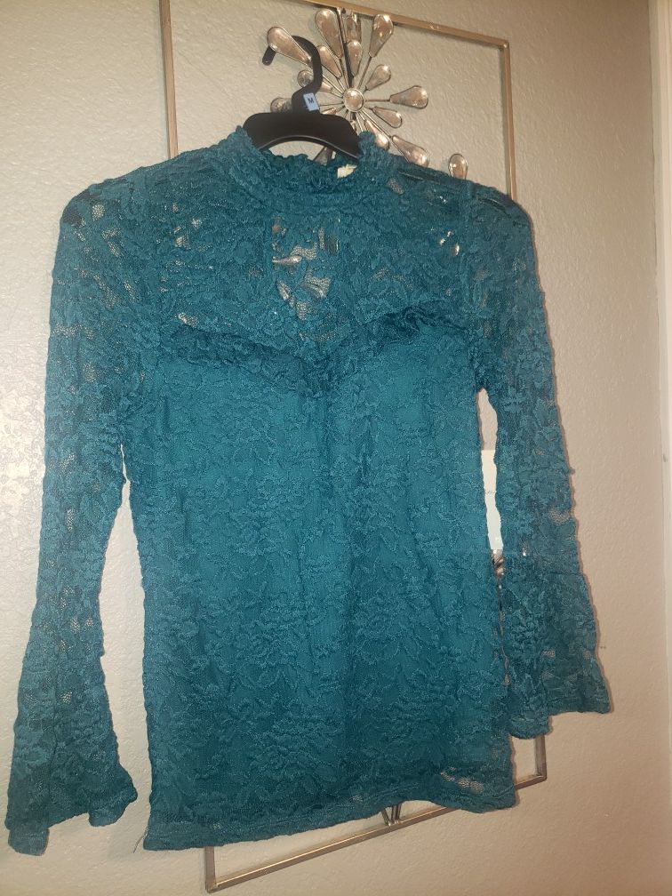 New sexy lace shirts fits M and L