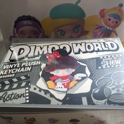 New Authentic Popmart Dimoo World Disney Series Vinyl Plush Set Box 