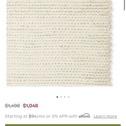 serena & lily braided wool rug 6x9