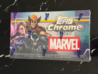 2026 Topps Chrome Marvel Comics Hobby Box