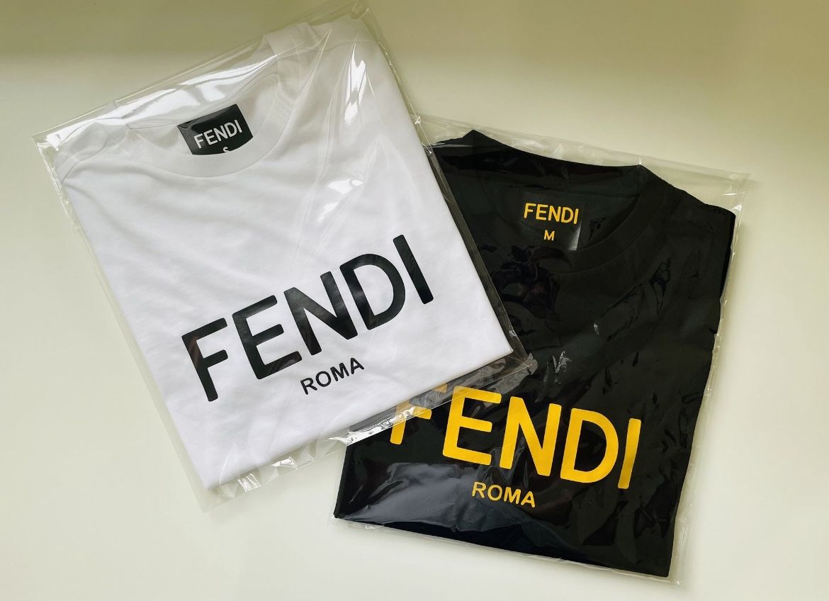 Fendi T-shirt Black And White 