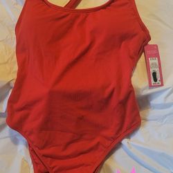 Women's One Piece Swimsuit-Red  (**NEW**)