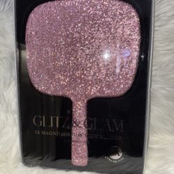 Rhinestone Pink Mirror