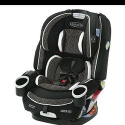 Graco 4Ever DLX 4 in 1 Car Seat, Infant to Toddler Car Seat, with 10 Years of Use, Zagg 1 Count