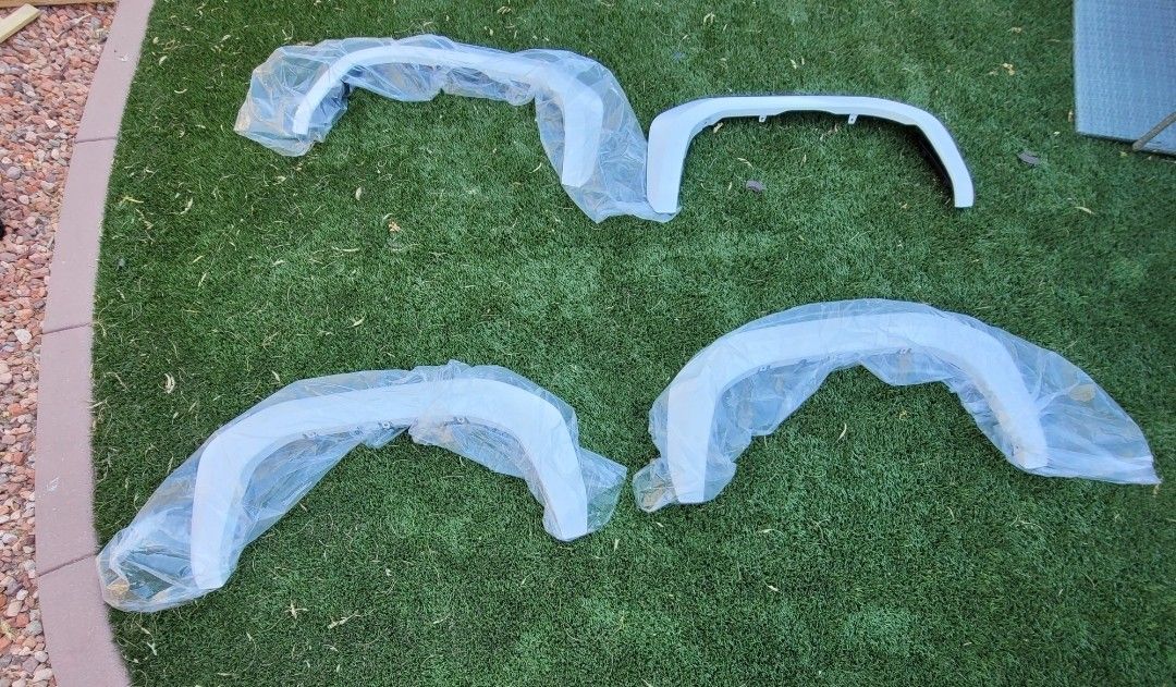 2024 or 2025 Tacoma TRD Sport White OEM Fender Flares