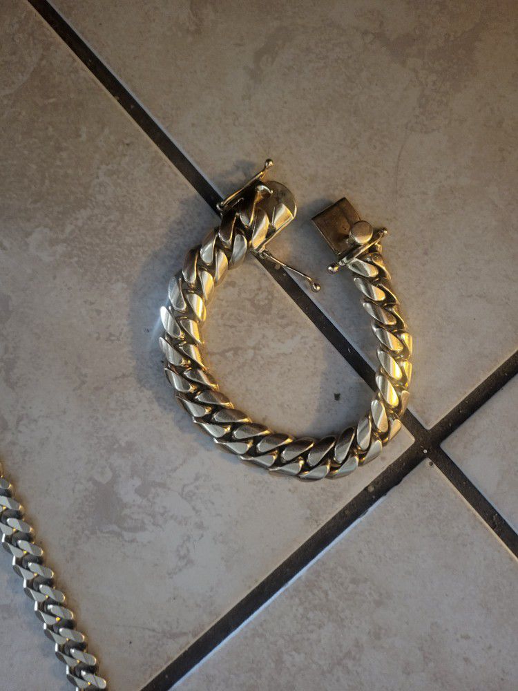 Bracelet +chain Gold
