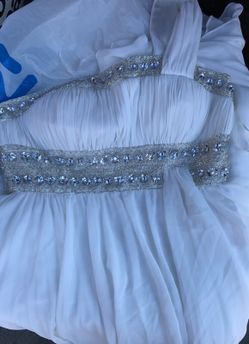 Vestido blanco de mujer size 10