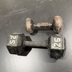 10lb And 25lb Weights