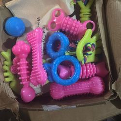 Dog Chey Toys New! 