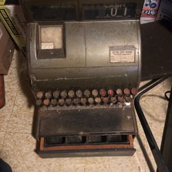 Antique cash register