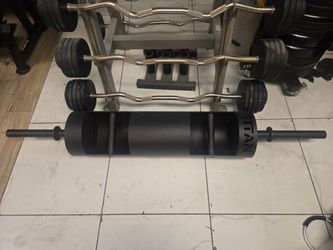 Titan Log Bar Gym Equipment Exercise Fitness Weight Workout