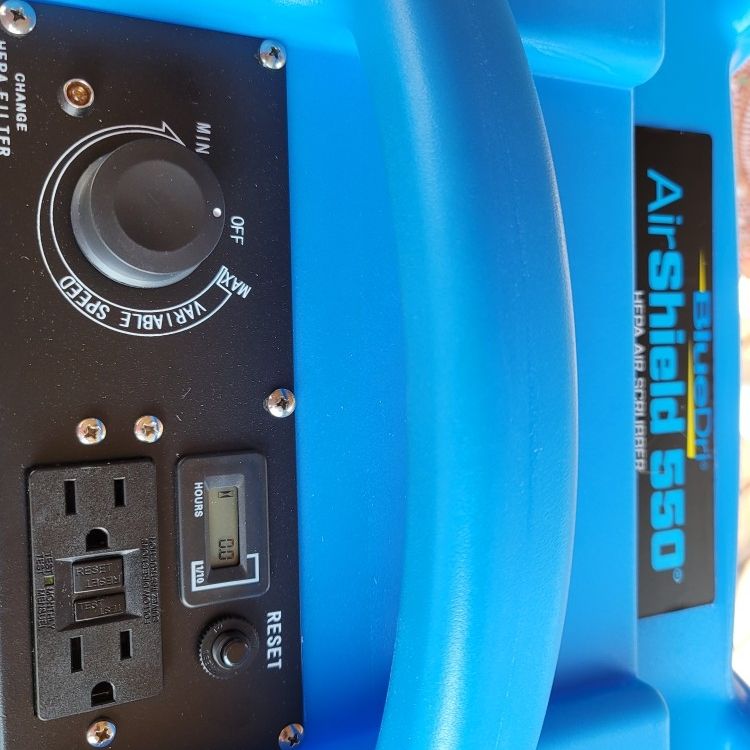 BlueDri Air Shield 550 Hepa Air Scrubber for Sale in Denair CA OfferUp