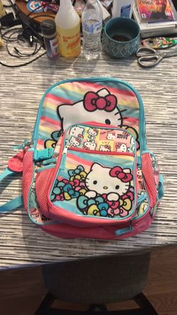 Hello Kitty Back Pack And Lunch Bag Combo…