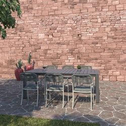 BRAND NEW 7 Pieces Dining Set Made Of Aluminum With Weather Net Dining Table - Ideal Furniture Set For Outdoor