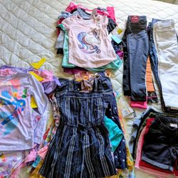 New Bundle Of 63 Pieces  Toddler Girl's Clothing 