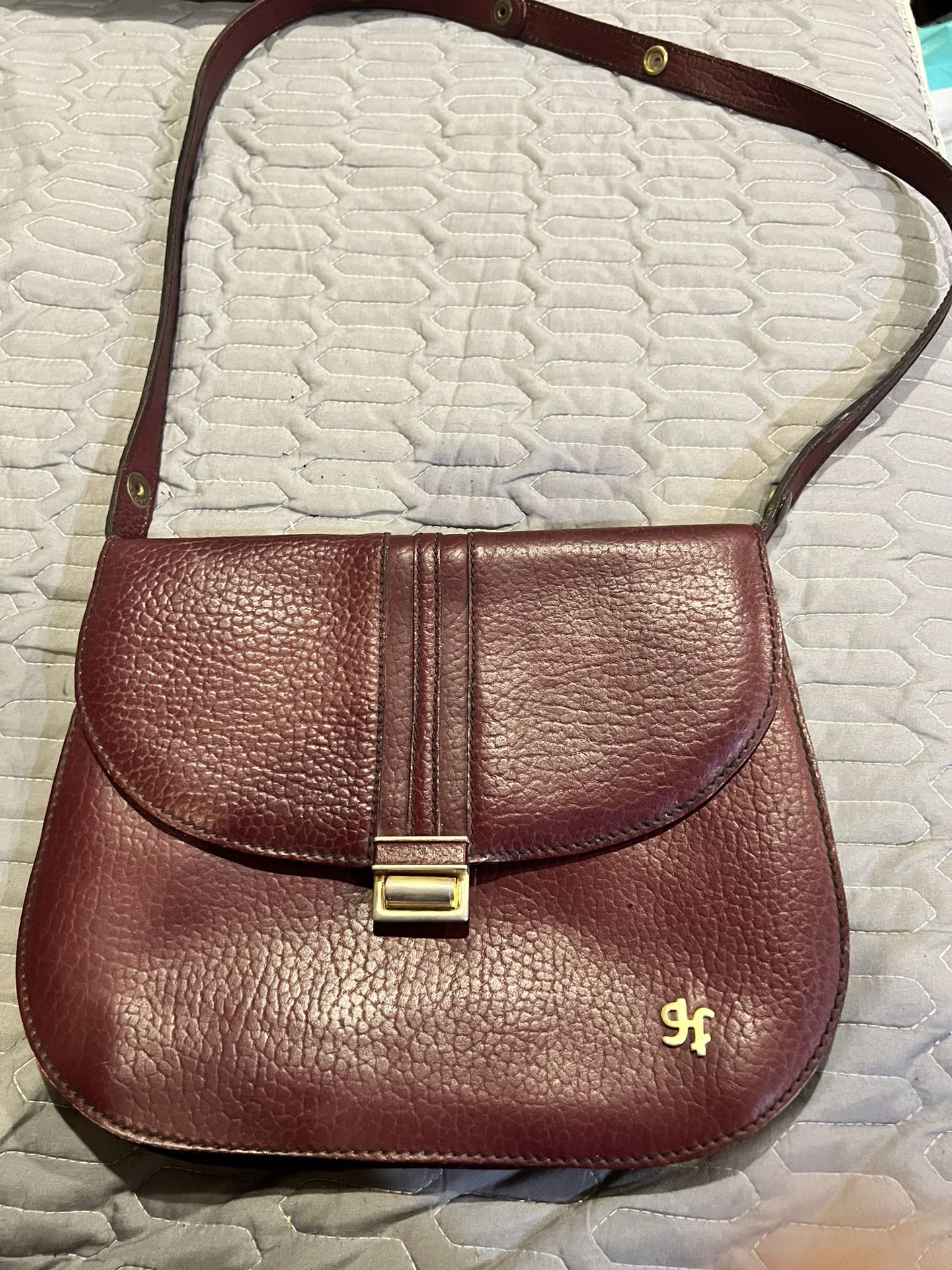 PATENT LOLISE vintage handbag Leather Purse , 60s