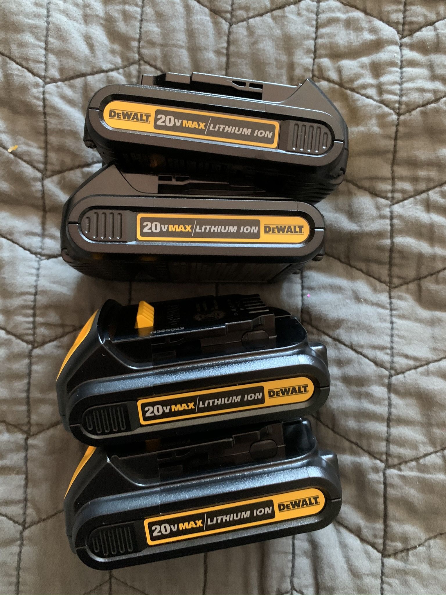 4 Dewalt Batteries FIRM PRICE