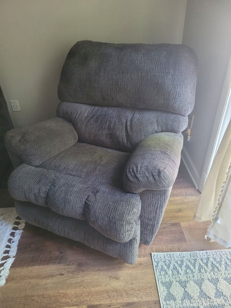 Gray Rocker Recliner