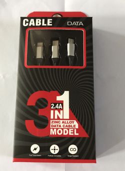 3in 1 USB Charger (5) Available