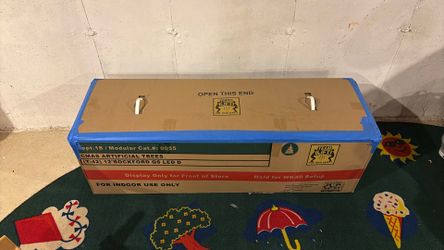 12 FT LED Pre Lit Christmas Tree NEVER USED