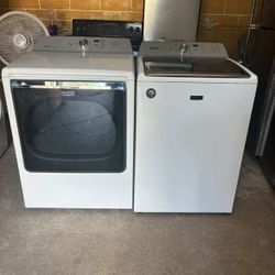 Xtra Large Capacity Maytag Bravos Washer And Dryer Electric ⚡