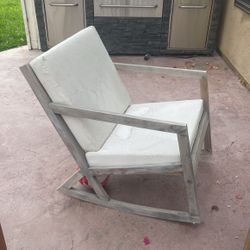 Wooden Outdoor Rocking Chair