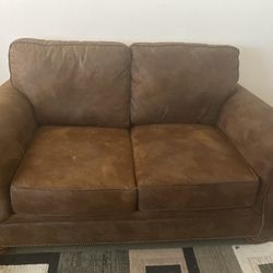 Micro Fiber Brown Sofa Set.