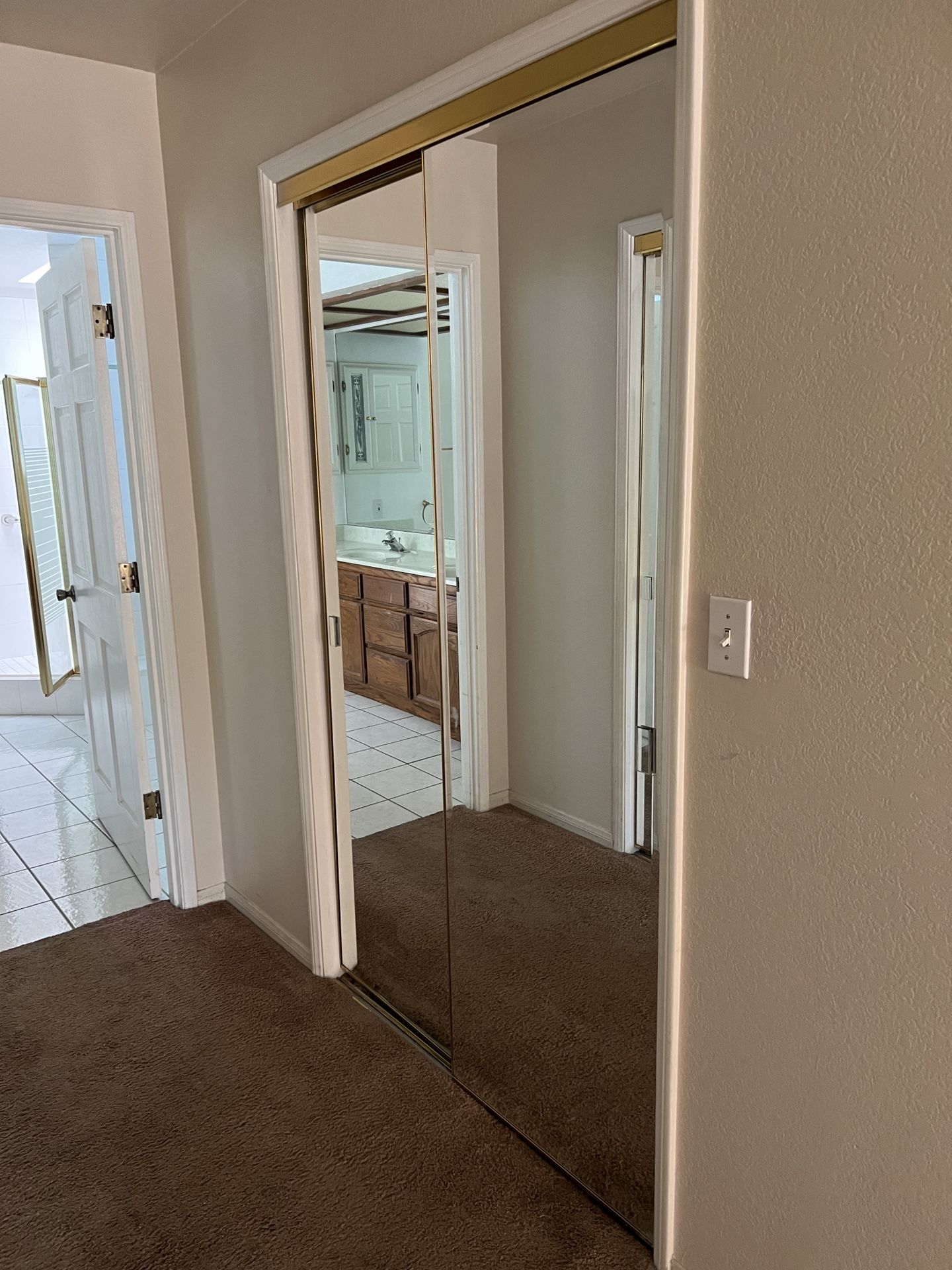 Mirror Sliding Closet Doors, 46 X 78