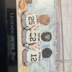 9 x 11 raider picture framed