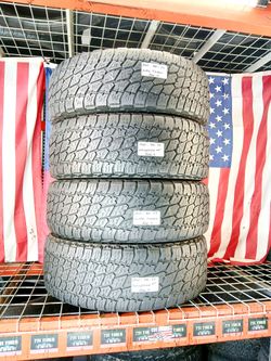 🎁 4 USED TIRES 265/70R17 NITTO TERRA GRAPPLER G2 ALL TERRAIN 2657017