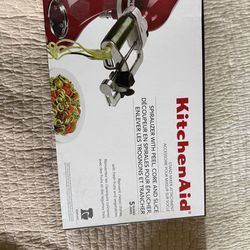 Kitchen aid spiralizer