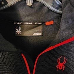 Men's Spyder Outbound Mid-weight  1/2 Zip Skii/Snowboard Jacket/Sweater