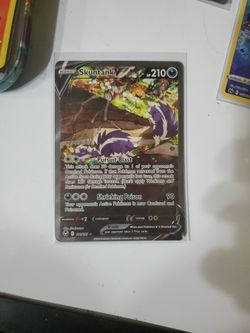 Pokemon  SKUNTANK V.  182/195  *Silver Tempest*