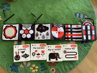 High Contrast/Black & White Baby Books/Tummy Time 