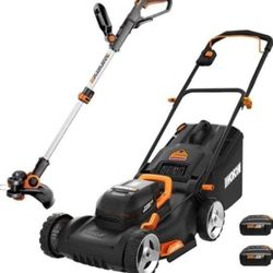 20V LAWN MOWER & GRASS TRIMMER COMBO