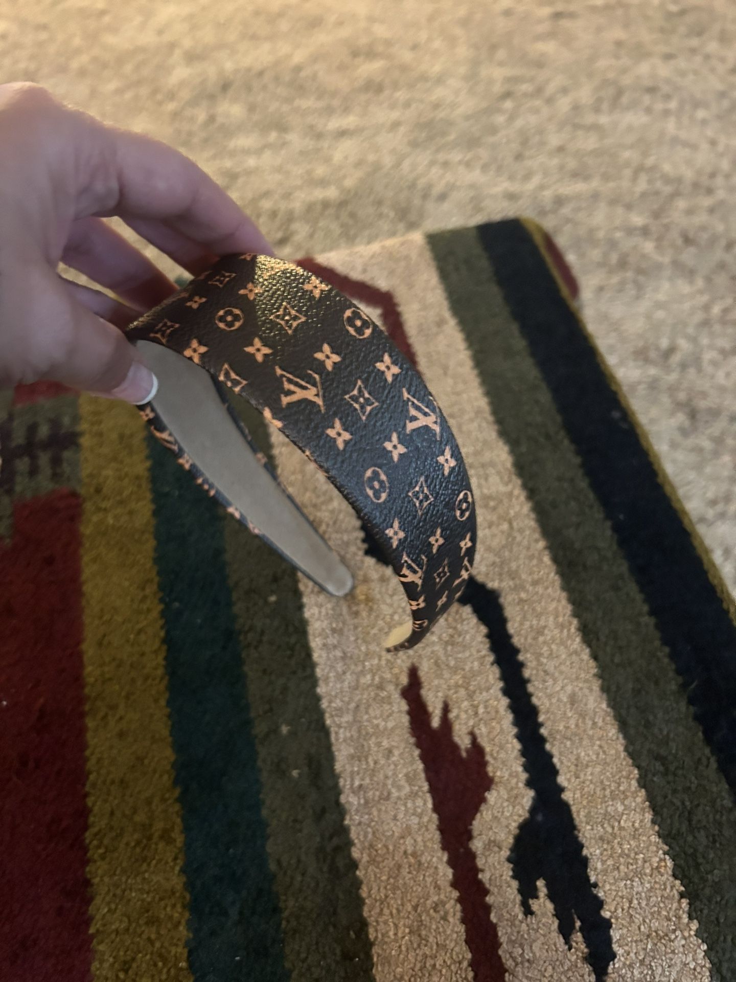 New Leather Canvas Headband