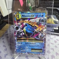2016 pokemon Card blastoise Ex Evolution Ultra rare full art Holo 22/108