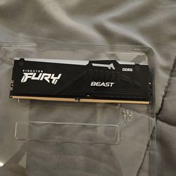 KINGSTON 16GB 6000MT/s DDR5 CL40 DIMM FURY Beast Black RGB