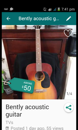 Bentley acoustic guitar