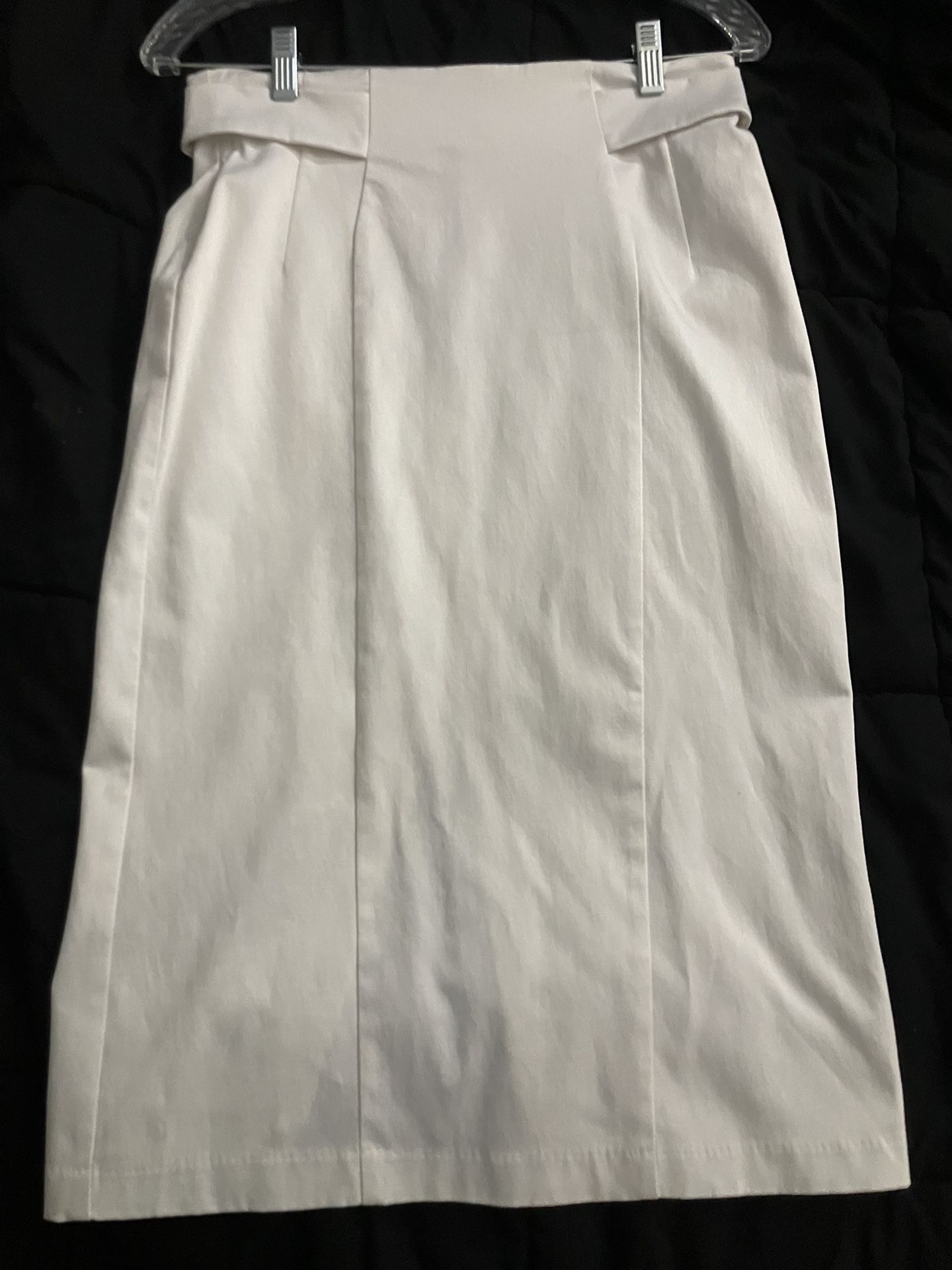 7th Ave NY & Comp white pencil skirt