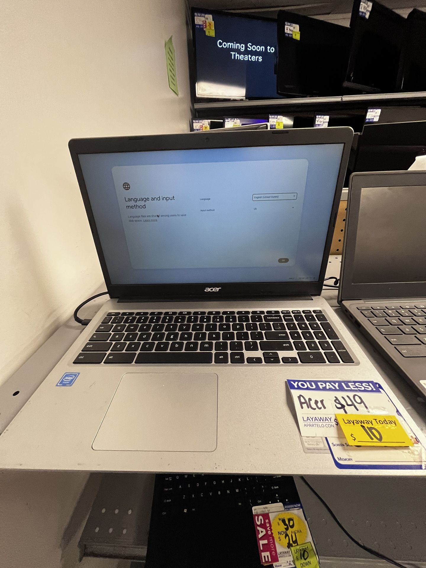 Acer Laptop- Chromebook